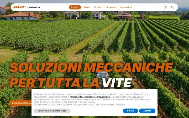 Screenshot of braunmacchineagricole.com