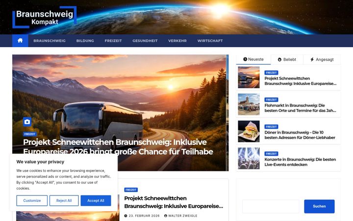 Screenshot of braunschweig-kompakt.de