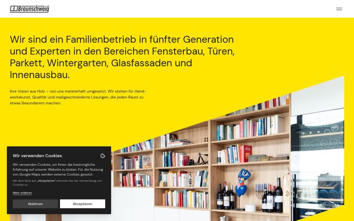 Screenshot of braunschweig-schreinerei.de
