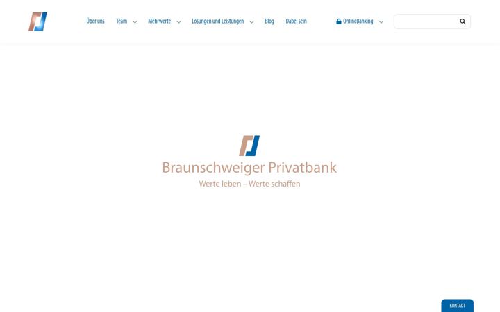Screenshot of braunschweiger-privatbank.de