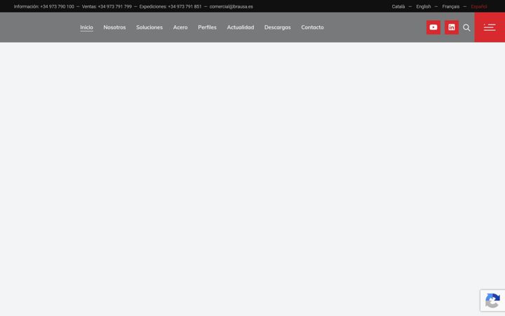 Screenshot stránky brausa.es