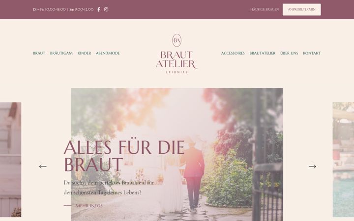 Screenshot of brautatelier-leibnitz.at