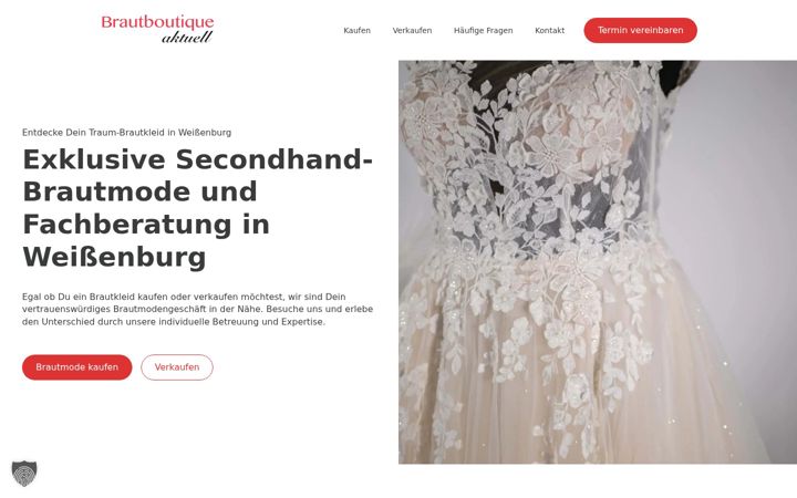 Screenshot of brautboutique-aktuell.de