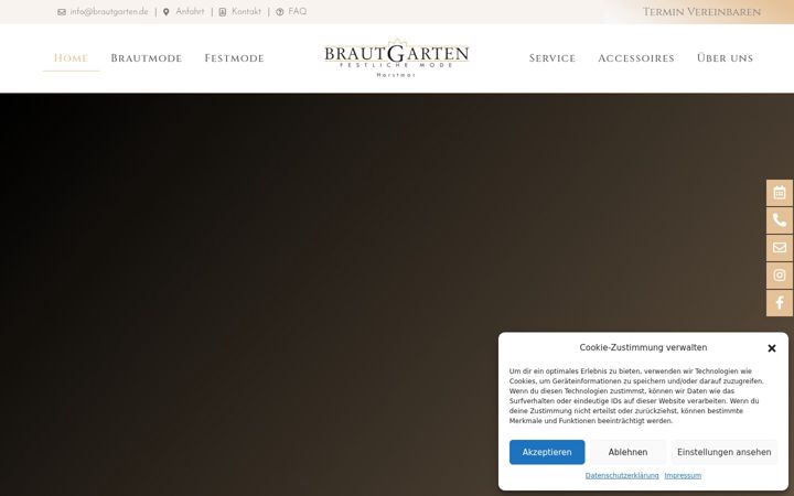 Screenshot of brautgarten.de