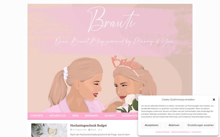 Screenshot of brauti.de