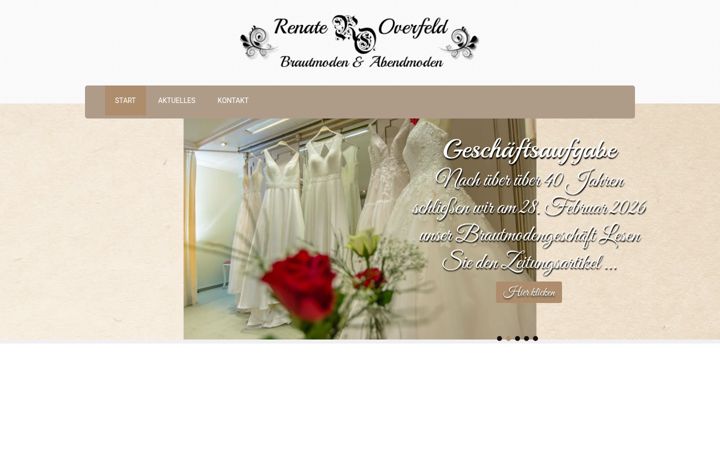 Screenshot of brautmoden-overfeld.de