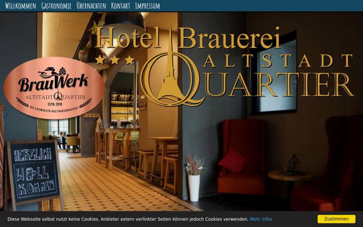 Screenshot of brauwerk-schwedt.de