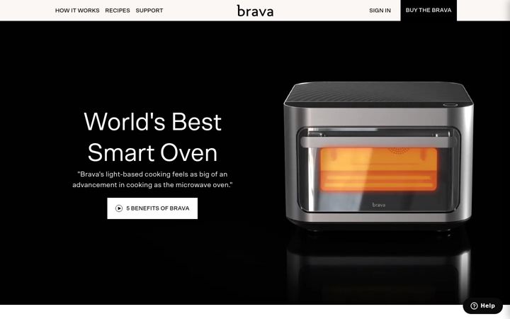 Zrzut ekranu brava.com