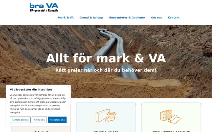 Screenshot of bravab.se