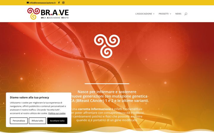 Screenshot von braveassociazione.it