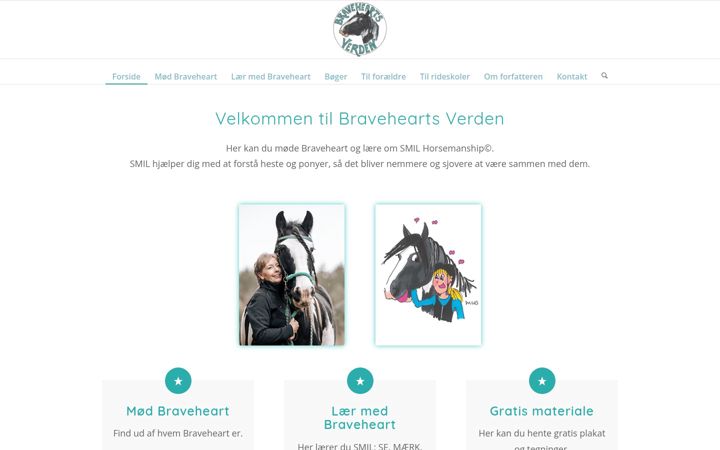 Screenshot of braveheartsverden.dk