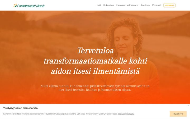 Screenshot of bravelymyself.com