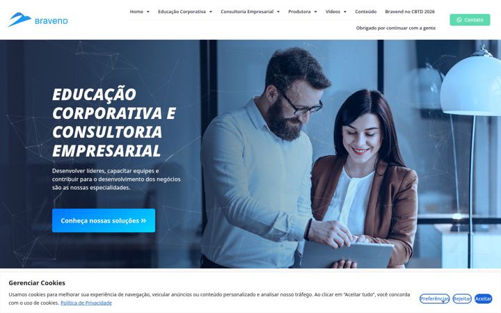 Captura de pantalla de bravend.com.br