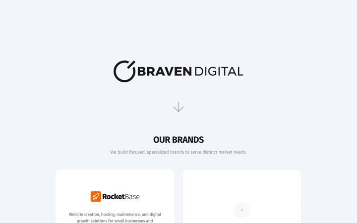 Screenshot of bravendigital.com