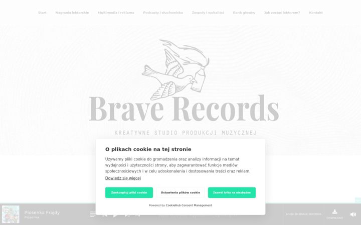 Ekrānuzņēmums no braverecords.pl