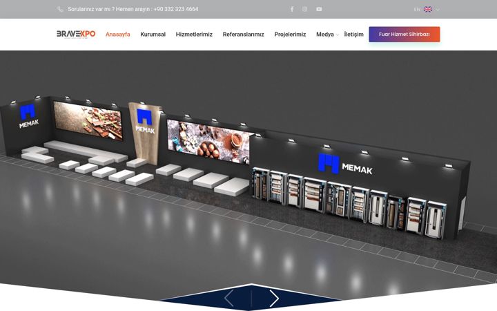 Screenshot of bravexpo.com