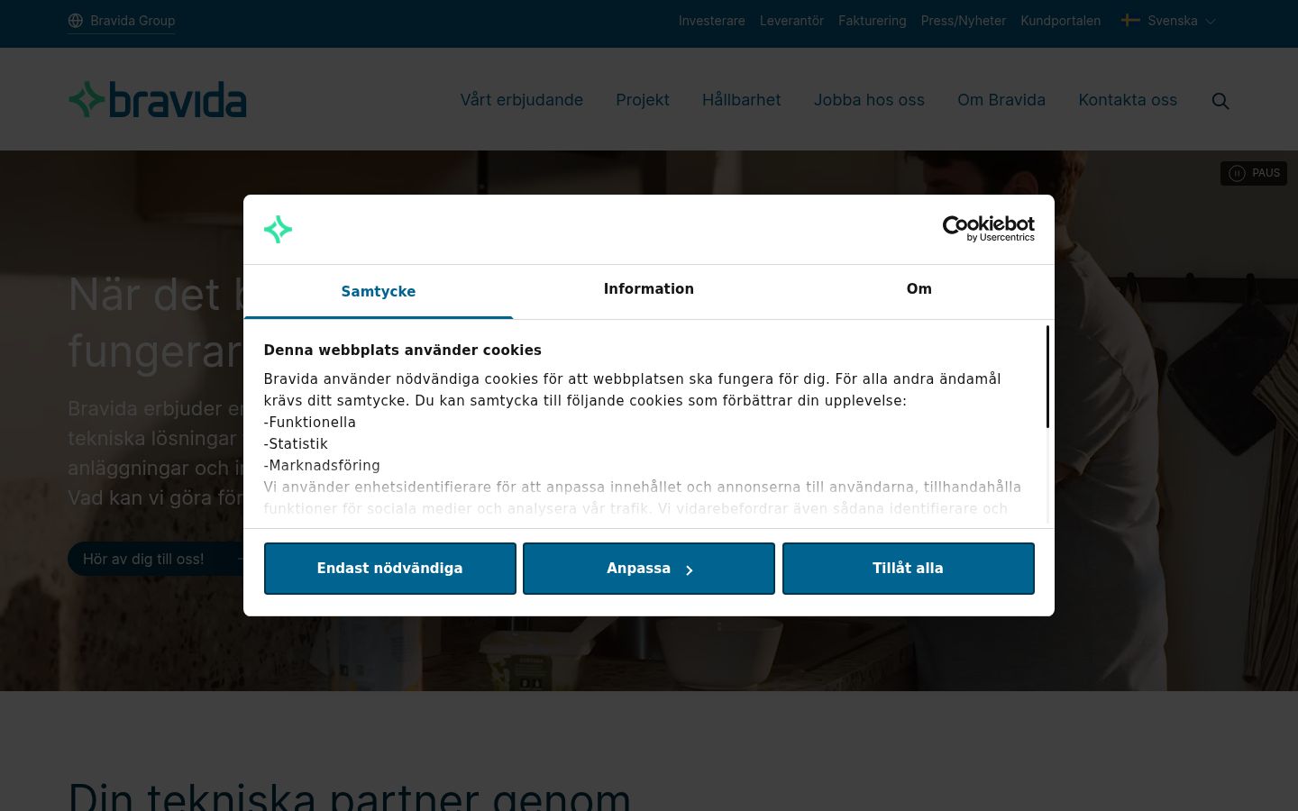 Screenshot του banner συγκατάθεσης που εμφανίστηκε πριν από οποιαδήποτε αλληλεπίδραση