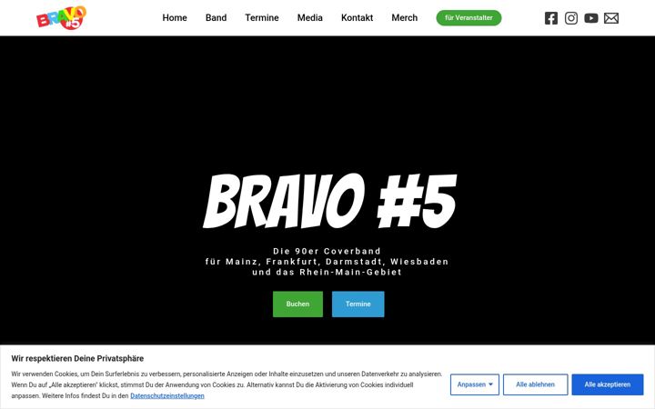 Screenshot of bravo5.de