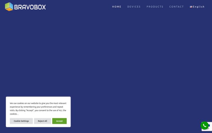 Screenshot of bravobox.net