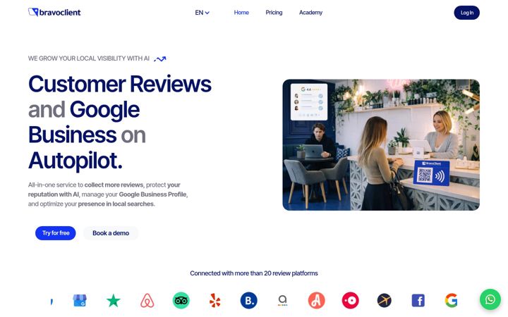 Screenshot of bravoclient.com