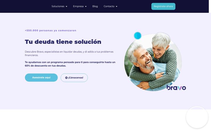 Screenshot ta' bravocredito.es
