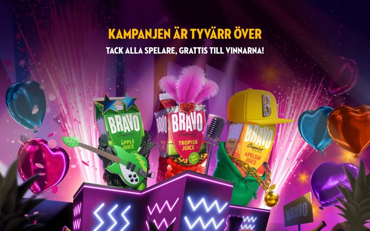 Screenshot of bravokampanj.se