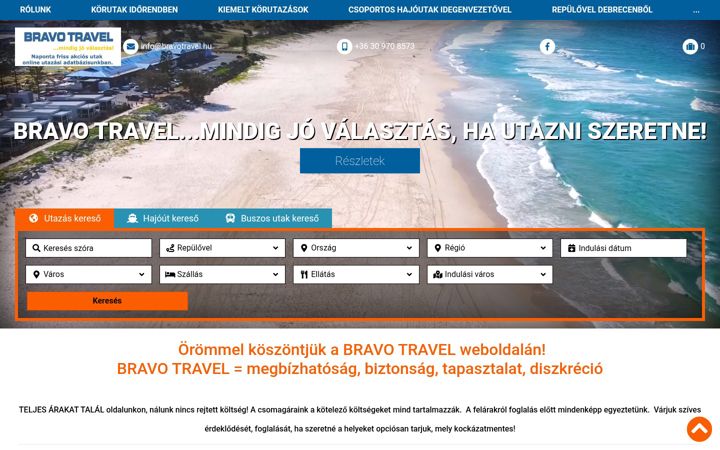 Képernyőkép: bravotravel.hu