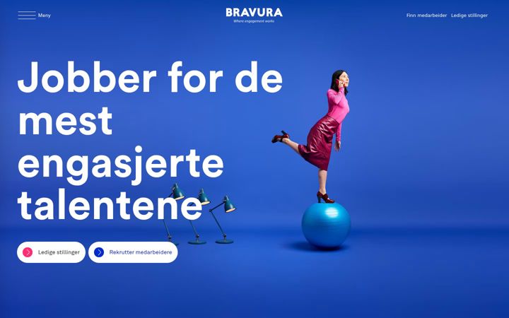 Screenshot of bravura-norge.no