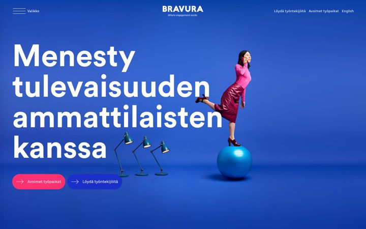 Screenshot of bravura-suomi.fi