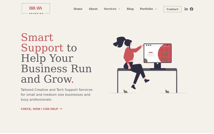 Screenshot of brawbranding.com