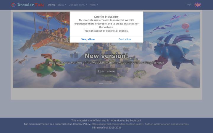 Screenshot of brawlertobi.com