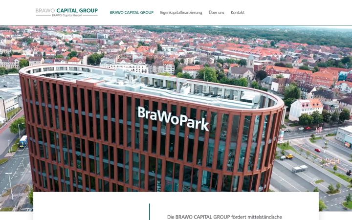 Екранна снимка на brawo-capital-group.de