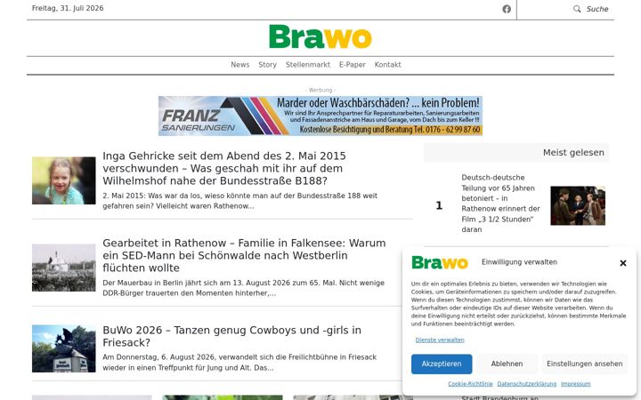 Screenshot of brawo.de