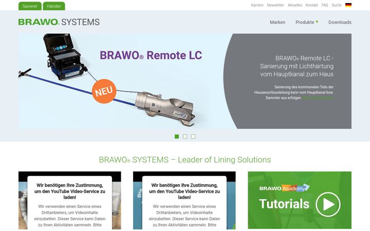Screenshot of brawosystems.com