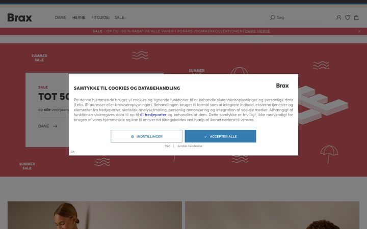 Screenshot of brax.com