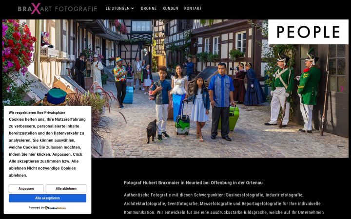 Screenshot of braxart-fotografie.de