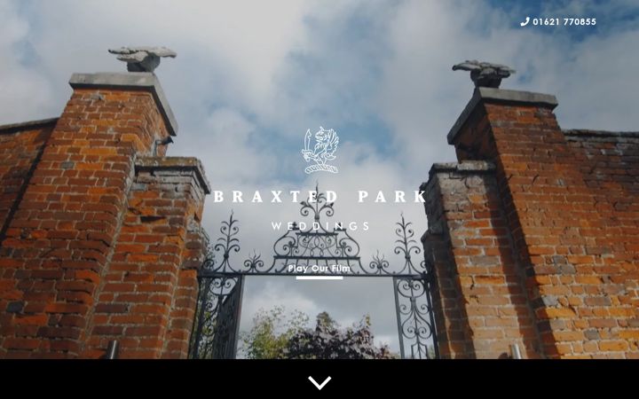 Screenshot ta' braxtedparkweddings.co.uk