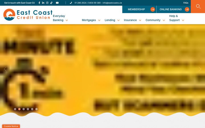 Screenshot of braycu.ie