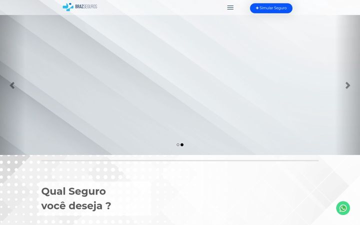 Screenshot ta' brazcorretoradeseguros.com.br