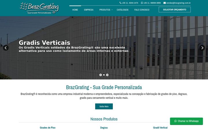 Screenshot ta' brazgrating.com.br