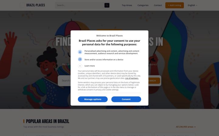 Screenshot von brazil-places.com