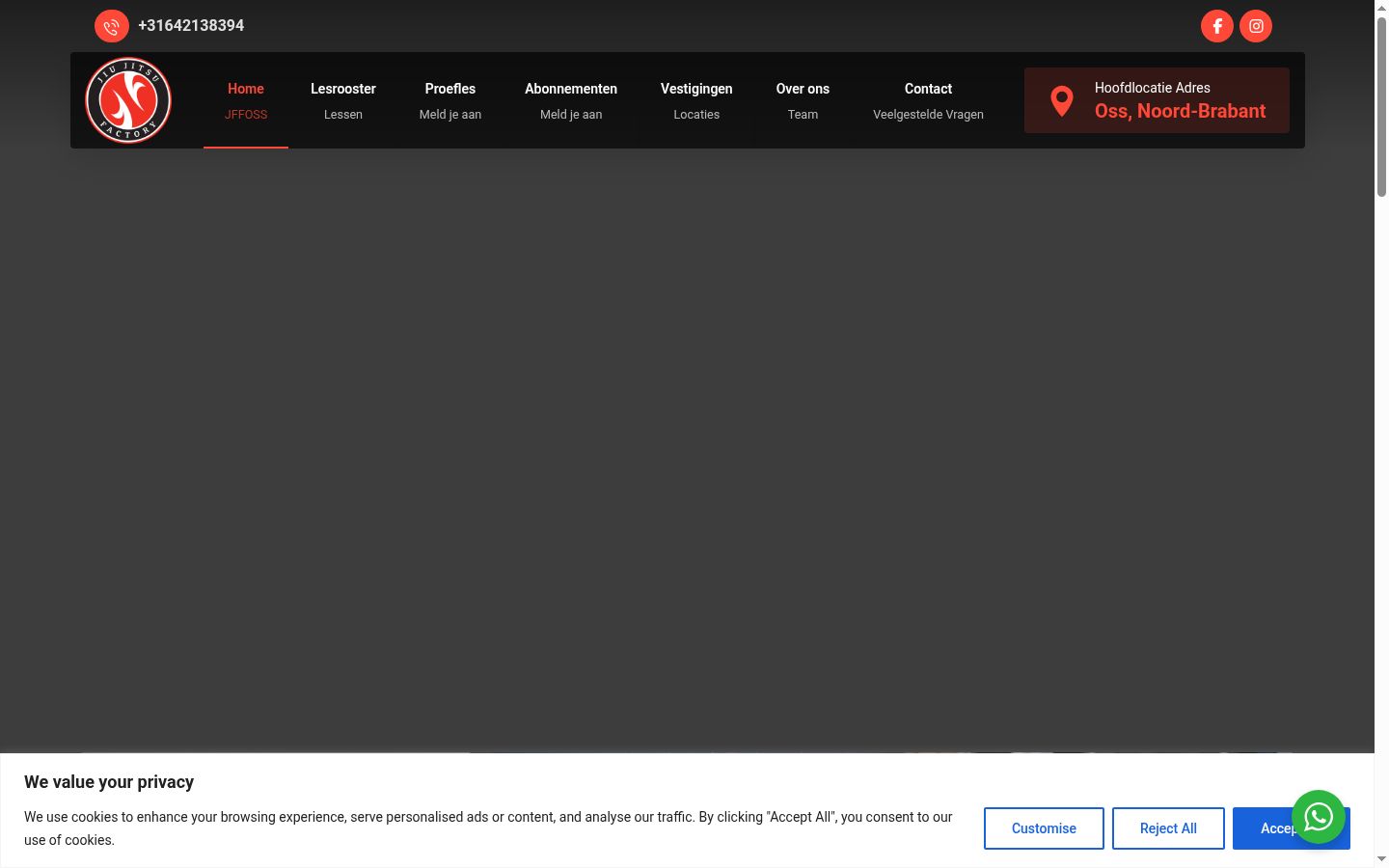 Sutikimo reklamjuostės, rodytos prieš bet kokią sąveiką, ekrano kopija