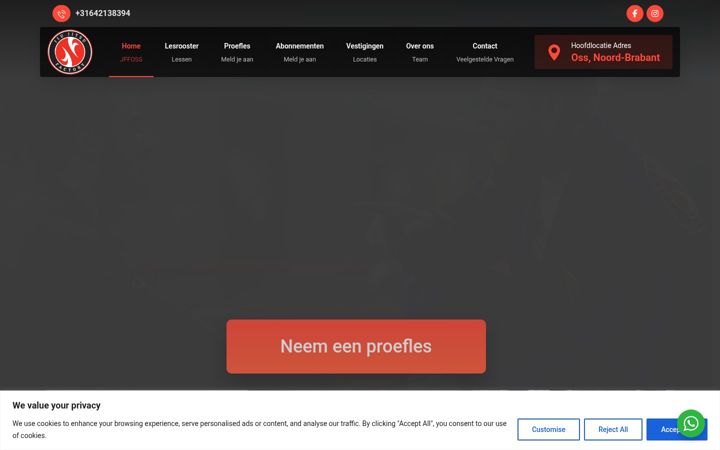 Ekrano kopija braziliaansjiujitsuoss.nl