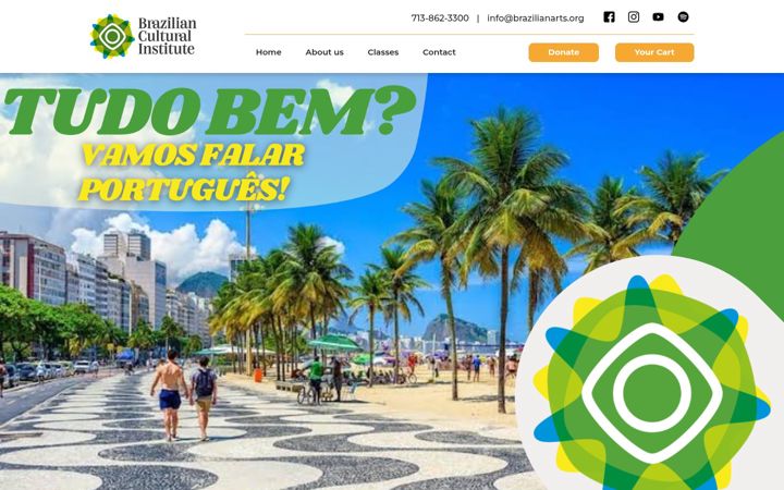 Captura de pantalla de brazilianculturalinstitute.org