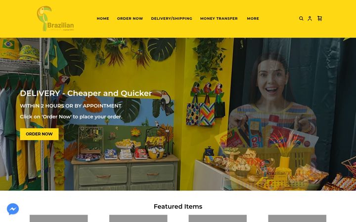 Screenshot of brazilianmarketnyc.com