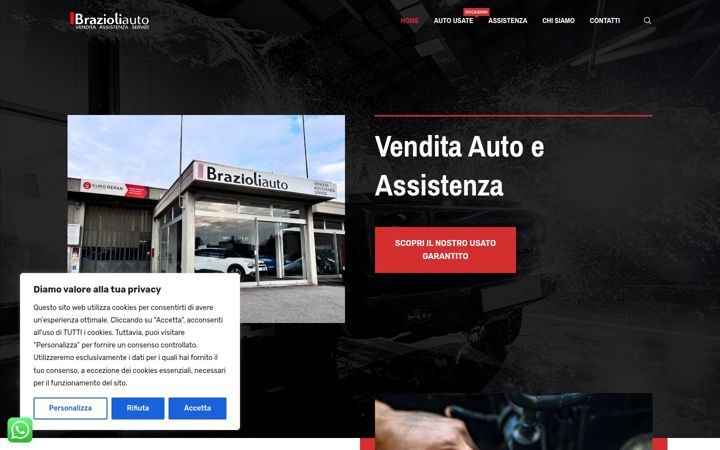 Screenshot von brazioliauto.it