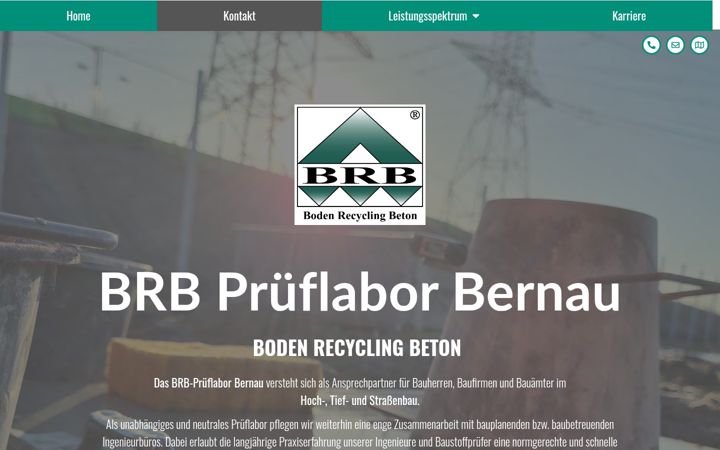 Screenshot of brb-prueflabor.com