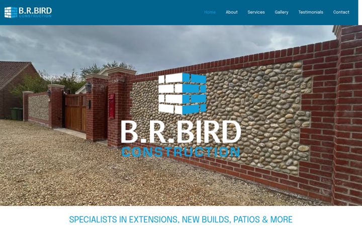 Screenshot of brbird.co.uk