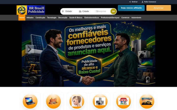 Kuvakaappaus sivustosta brbrasill.com.br