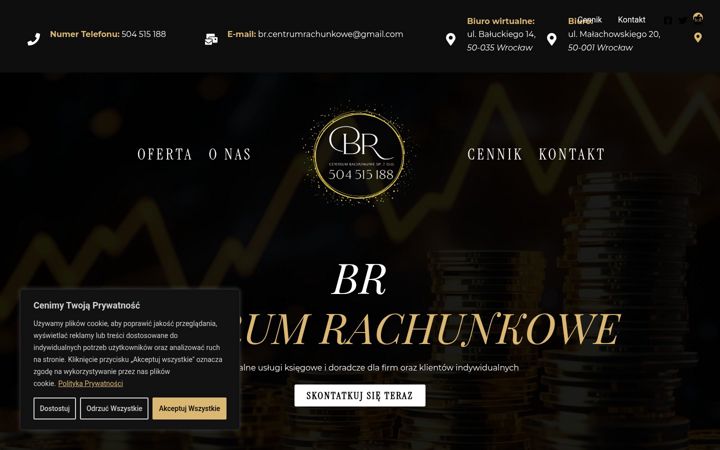 Screenshot of brcentrumrachunkowe.pl